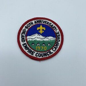 1970 Camporee Inland Empire Council Boy Scouts America BSA 60th Anniver. Patch
